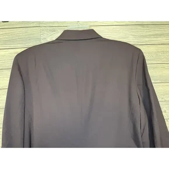 NWT AUSTIN REED Womens 18W 100% Worsted Wool Chocolate Brown Blazer Vintage - Picture 13 of 14